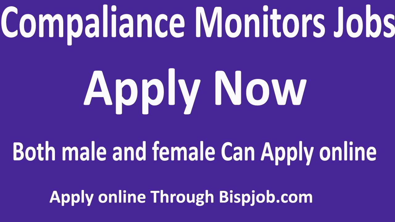 Compliance monitor jobs in BISP Department 2024 – Apply Online Now