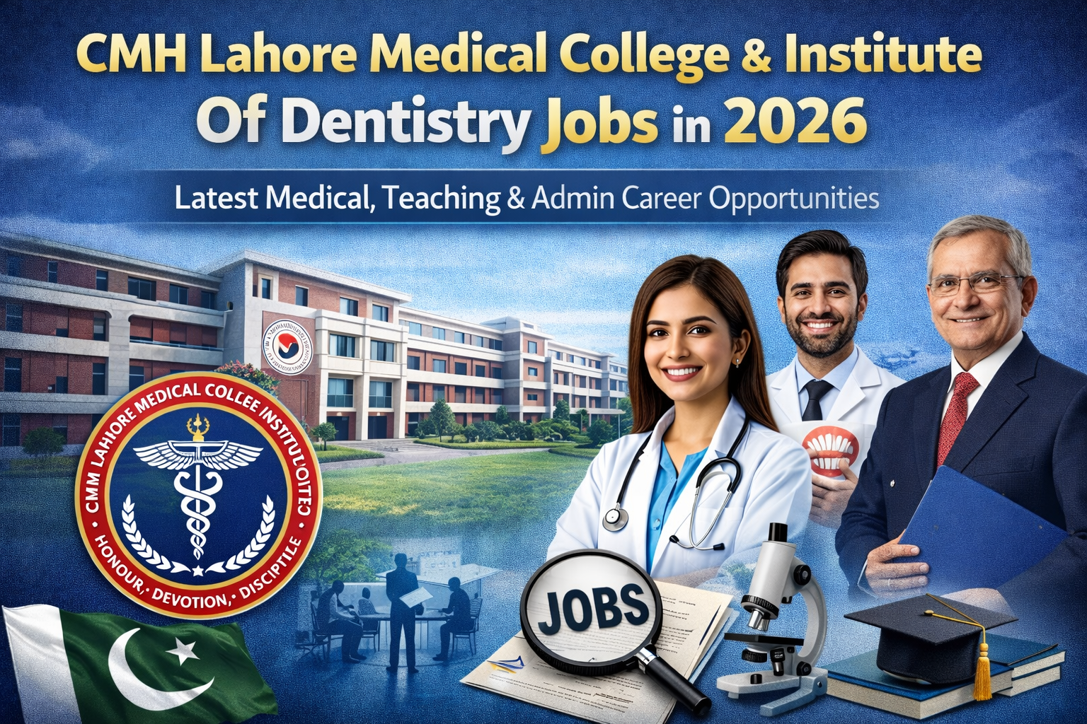 CMH Lahore Medical College & Institute Of Dentistry Jobs in 2026 – Latest Medical, Teaching & Admin Career Opportunities