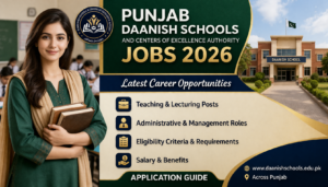 Punjab Daanish Schools and Centers of Excellence Authority Jobs 2026 – Latest Career Opportunities, Eligibility, Salary & Application Guide
